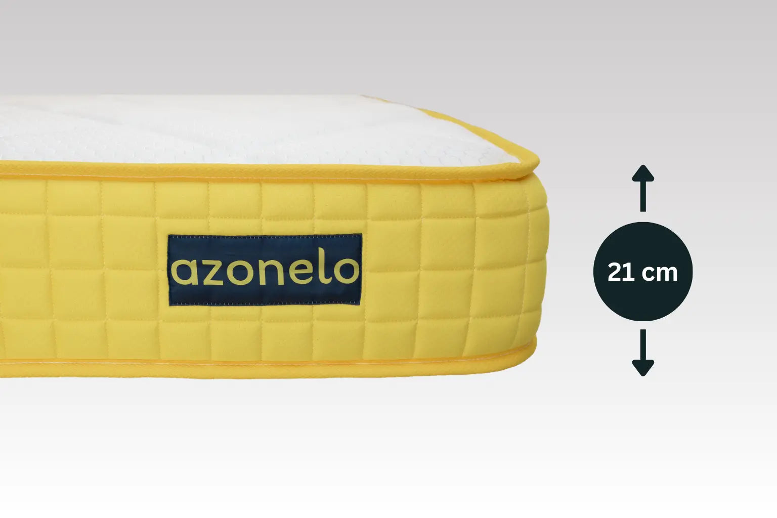 Yellow matrace s paměťovou pěnou